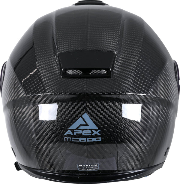 Apex MC500 Carbon Systeemhelm Glans