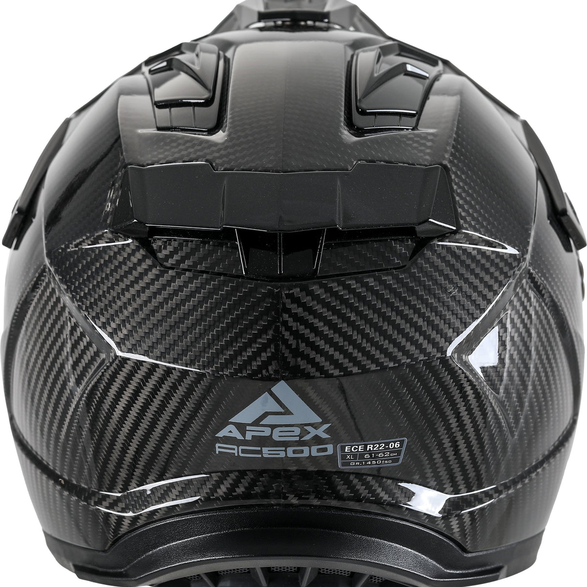 Apex AC500 Carbon Adventure helm Glans