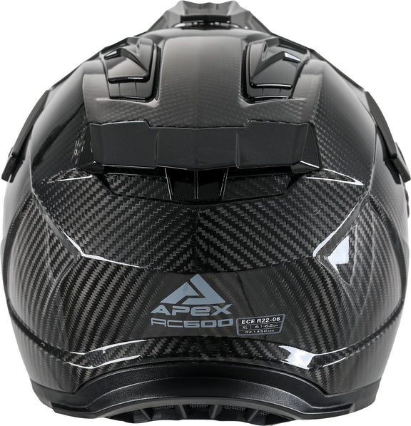 Apex AC500 Carbon Adventure helm Glans