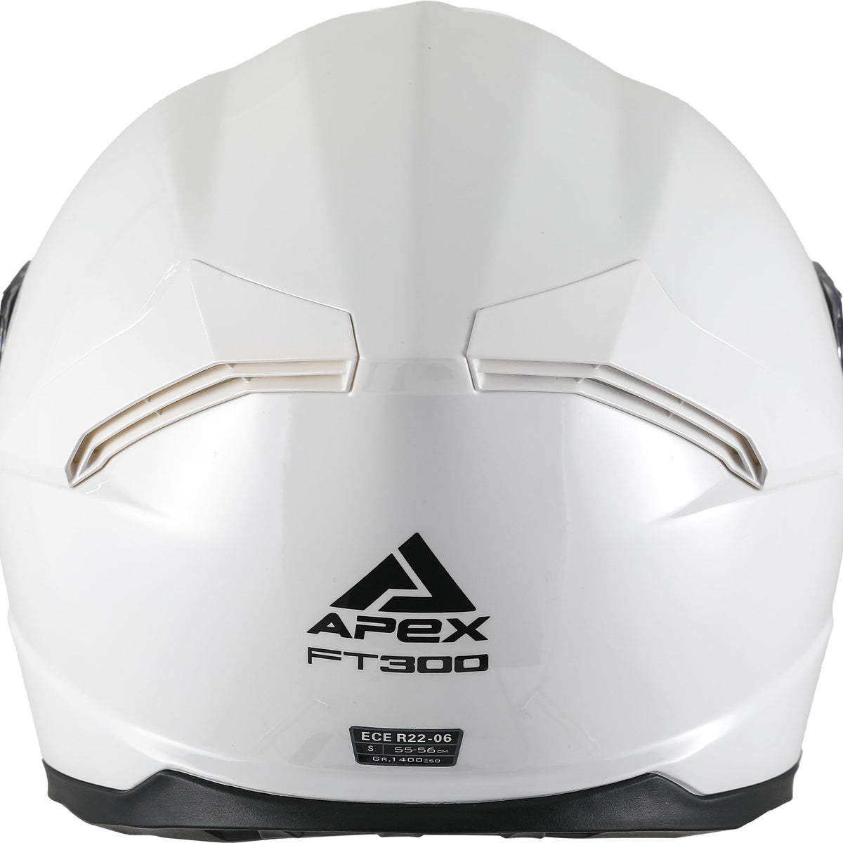 Apex FT300 Integraalhelm Parelmoer Wit