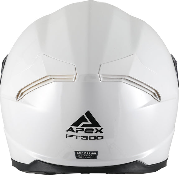 Apex FT300 Integraalhelm Parelmoer Wit