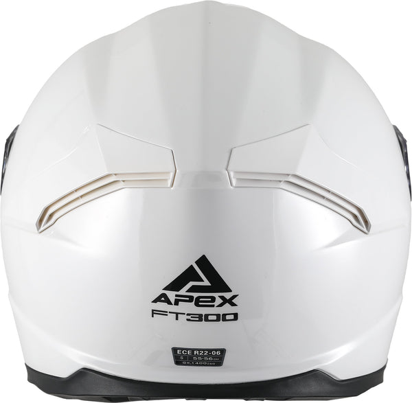 Apex FT300 Integraalhelm Parelmoer Wit