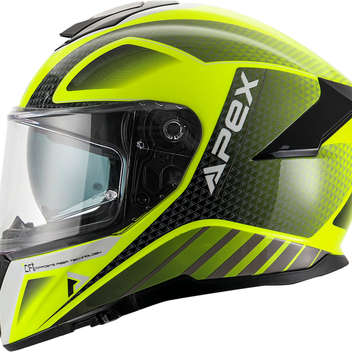 Apex FT300 Integraalhelm New York Geel/Zwart