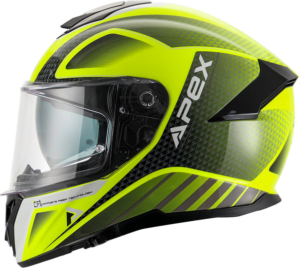 Apex FT300 Integralhelm New York Gelb/Schwarz
