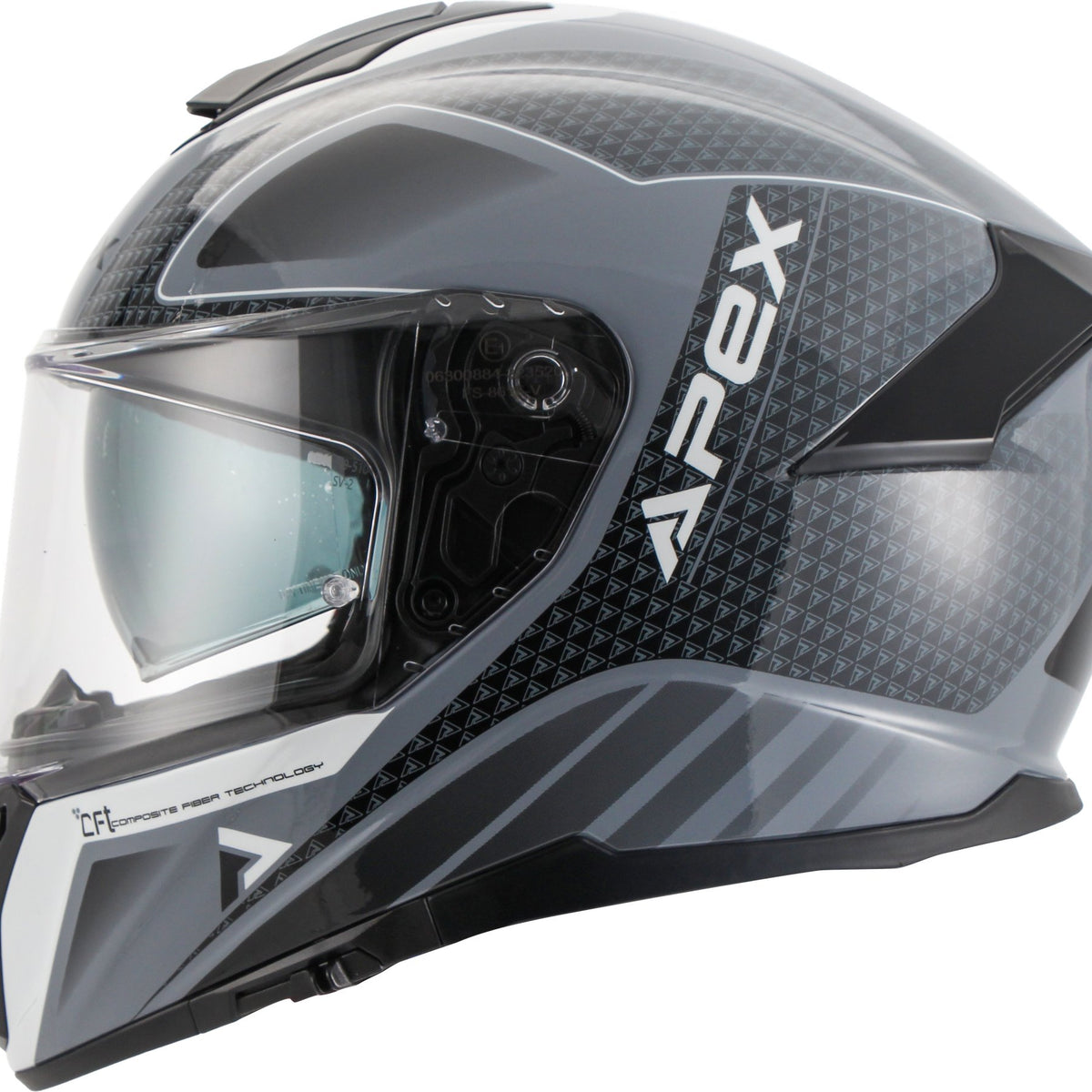 Apex FT300 Integraalhelm New York Grijs/Zwart