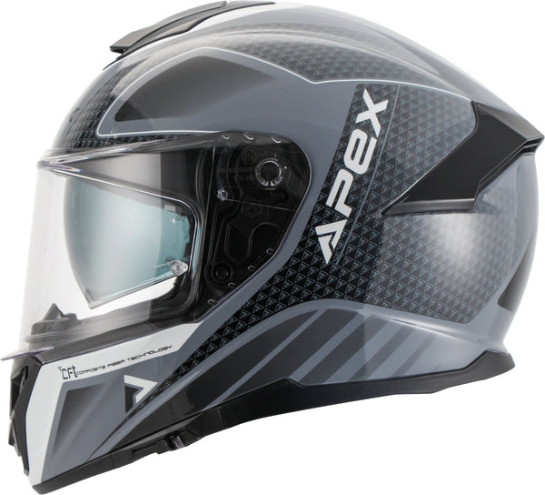 Apex FT300 Integralhelm New York Grau/Schwarz