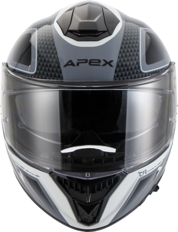 Apex FT300 Integralhelm New York Grau/Schwarz