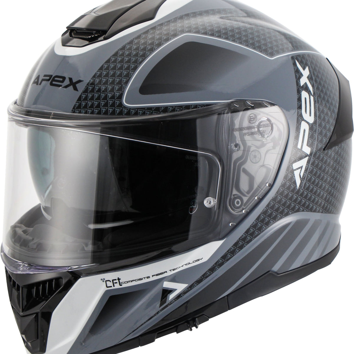 Apex FT300 Integraalhelm New York Grijs/Zwart