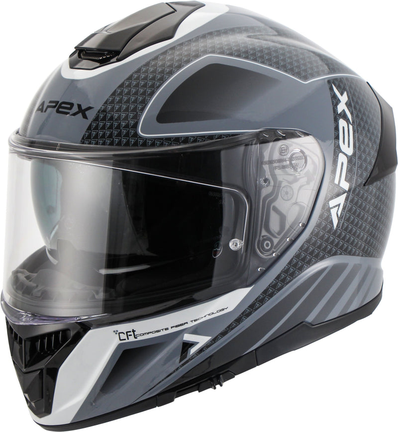 Apex FT300 Integraalhelm New York Grijs/Zwart