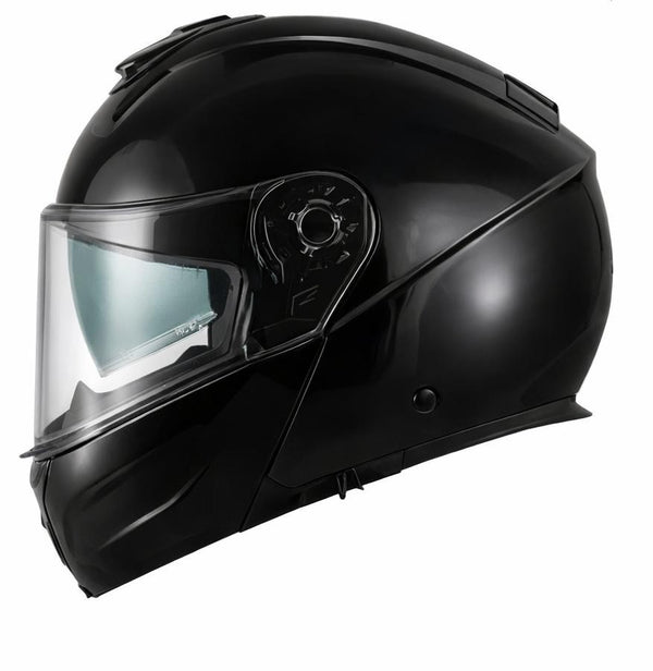 Apex MT300 Systemhelm Schwarz Glänzend