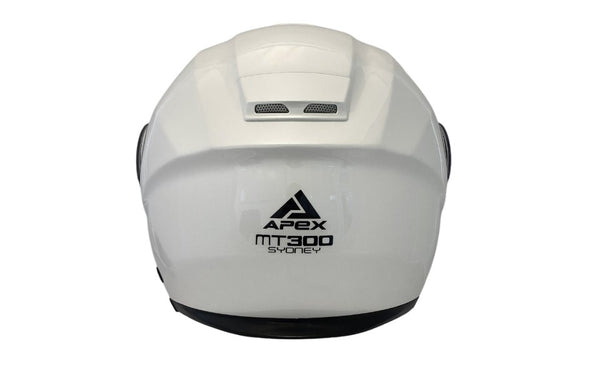 Apex MT300 Systeemhelm Parelmoer Wit