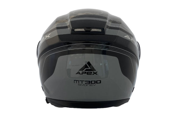 Apex MT300 Systeemhelm Sydney Zwart/Zilver