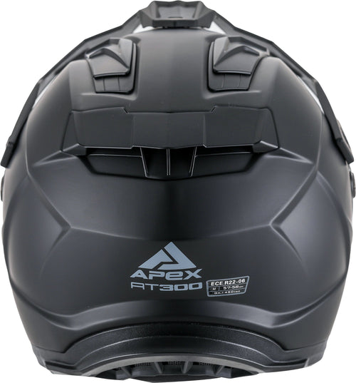 Apex AT300 Adventure helm Zwart Mat