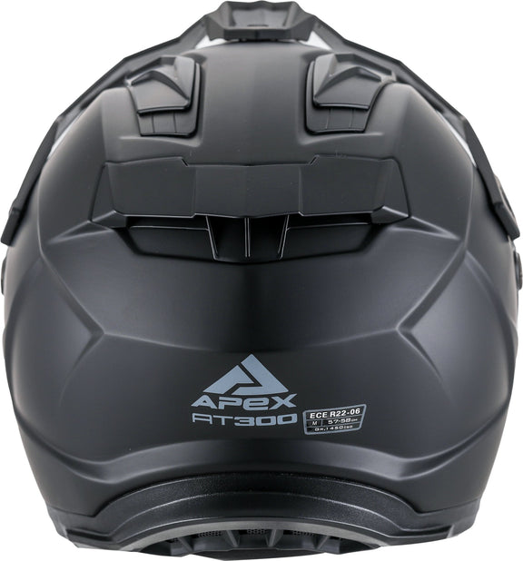 Apex AT300 Adventure helm Zwart Mat