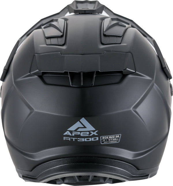 Apex AT300 Adventure helm Zwart Mat