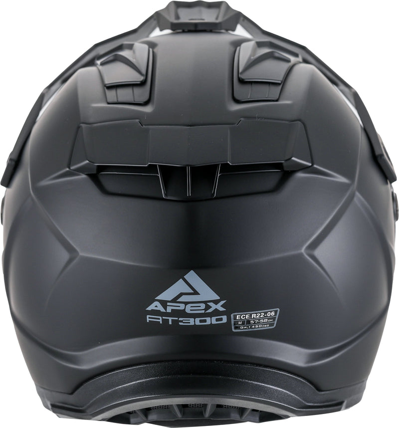 Apex AT300 Adventure helm Zwart Mat