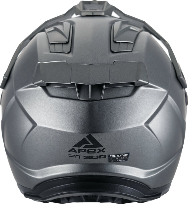 Apex AT300 Adventure Helm Gunmetal Matt