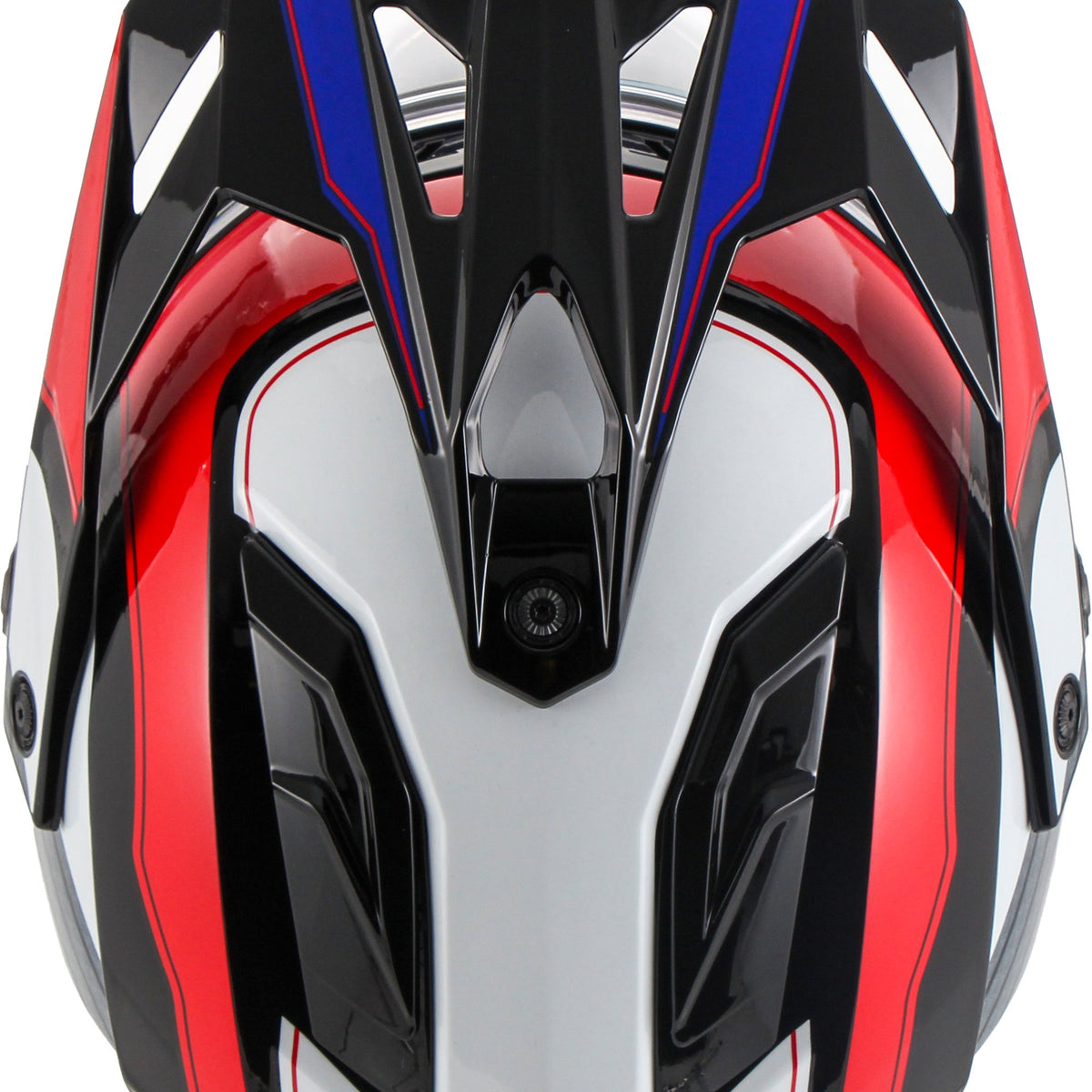 Apex AT300 Adventure helm Everest Wit/Rood/Blauw