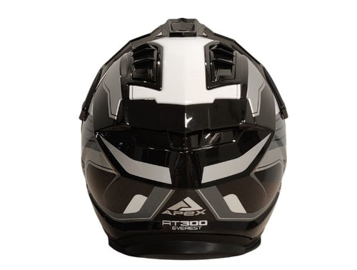 Apex AT300 Adventure helm Everest Grijs/Wit/Zwart