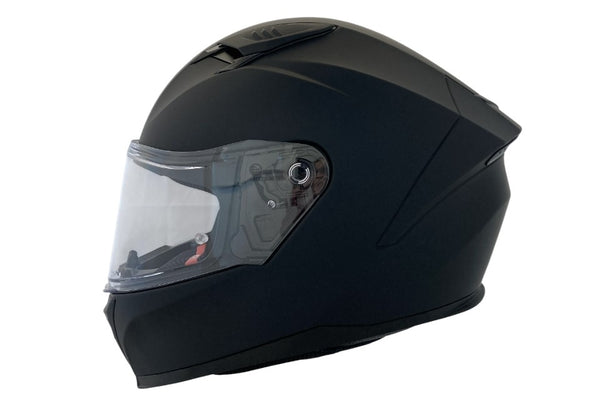 Apex FI100 Full Face Helmet Black Matte Kids Helmet YS (51-52cm)