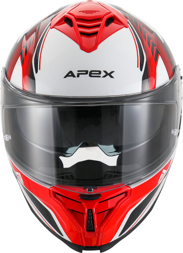 Apex FI200 Integraalhelm Madrid Wit/Rood