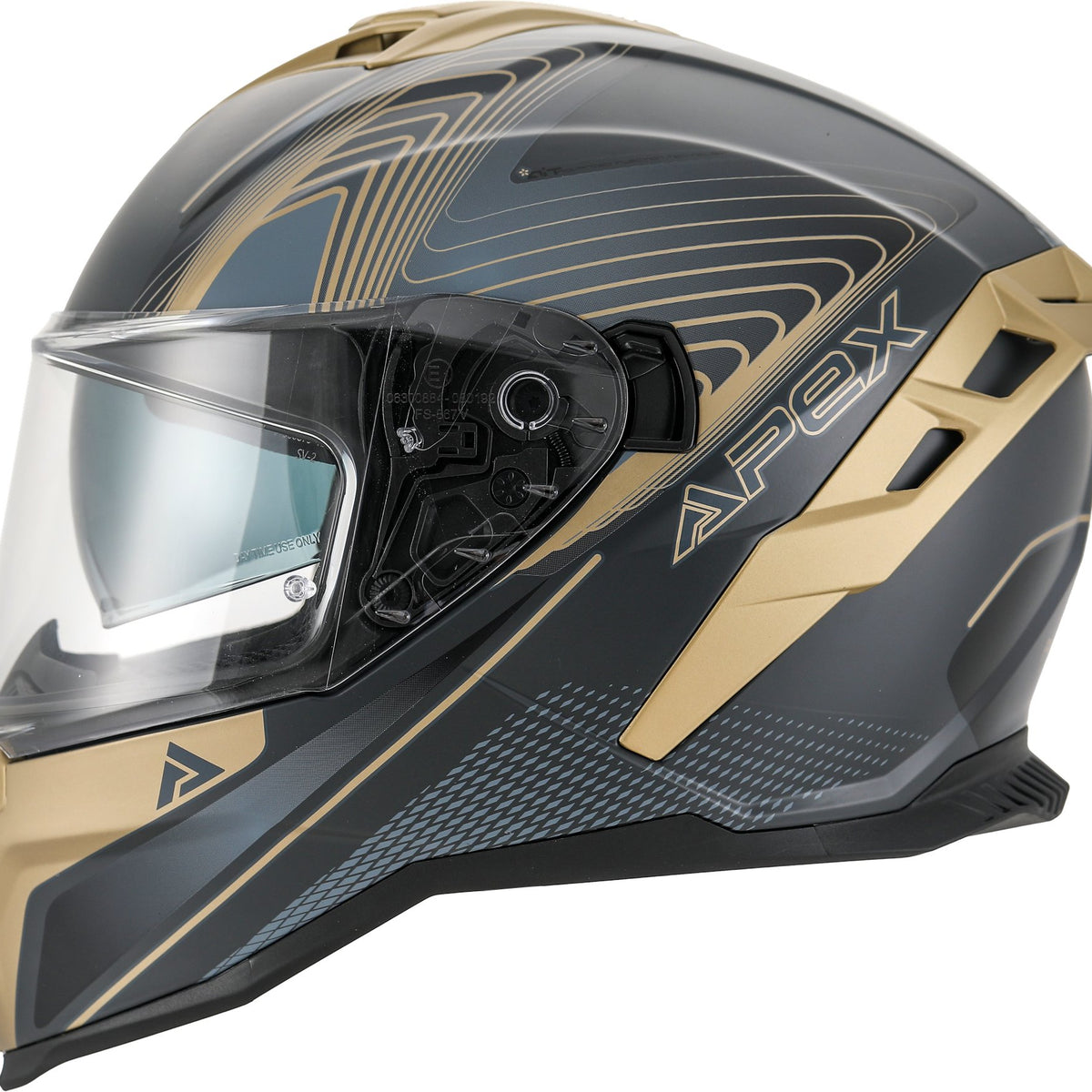 Apex FI200 Integraalhelm Madrid Zwart/Goud