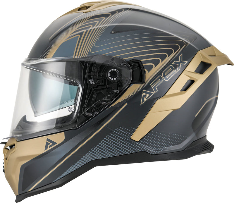 Apex FI200 Integraalhelm Madrid Zwart/Goud