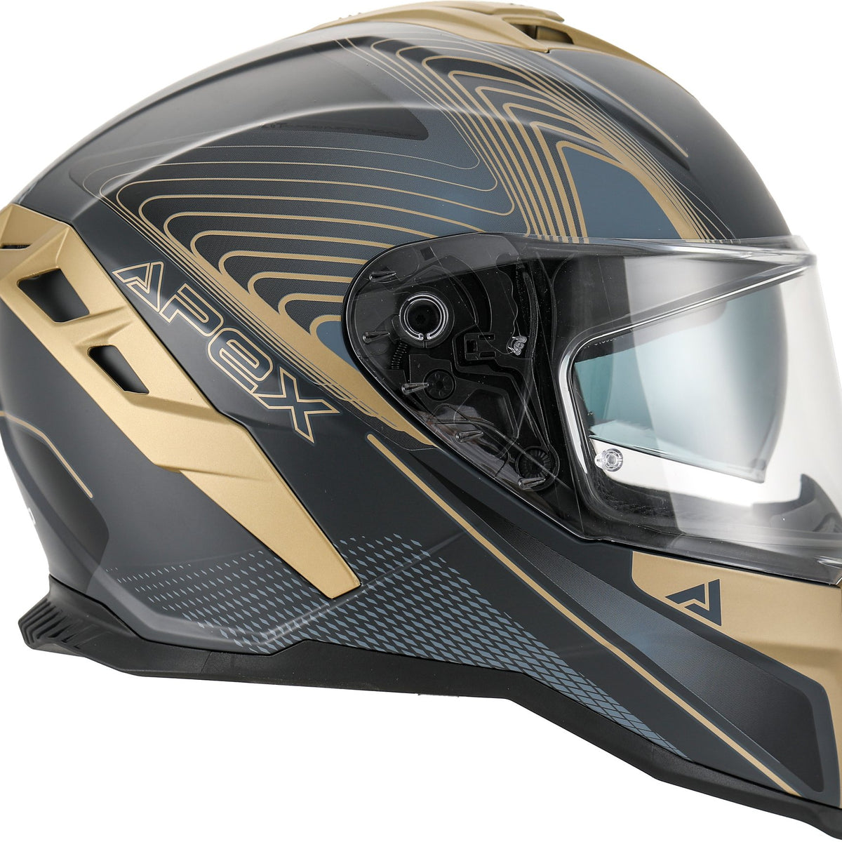 Apex FI200 Integraalhelm Madrid Zwart/Goud