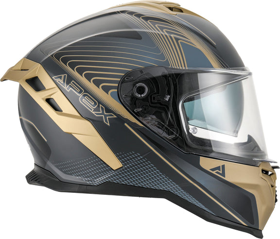 Apex FI200 Integraalhelm Madrid Zwart/Goud
