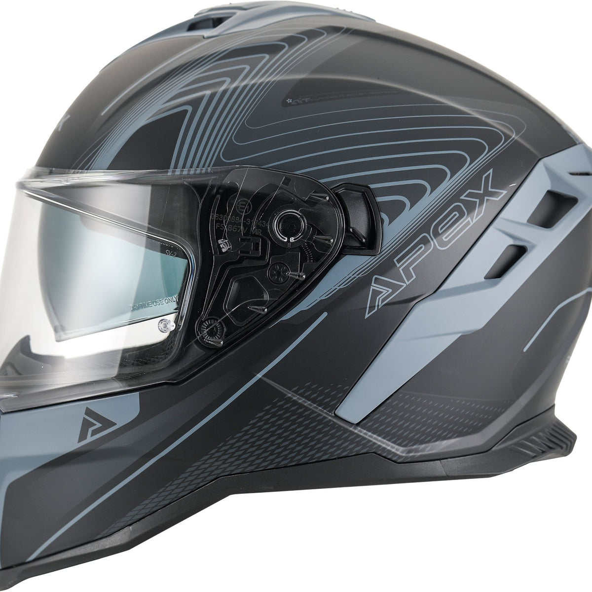 Apex FI200 Integraalhelm Madrid Grijs/Zwart