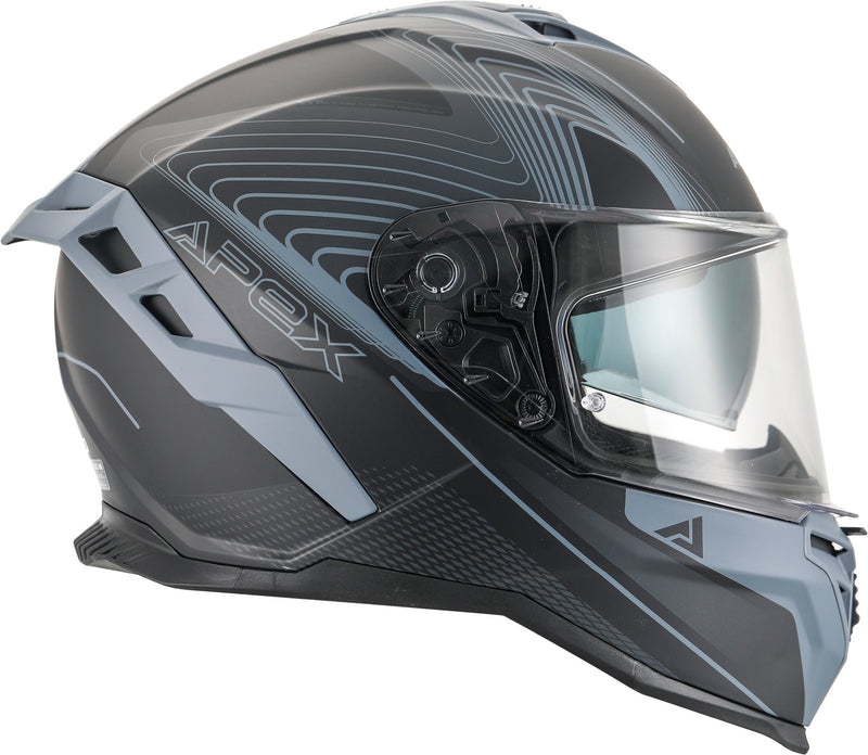 Apex FI200 Integraalhelm Madrid Grijs/Zwart