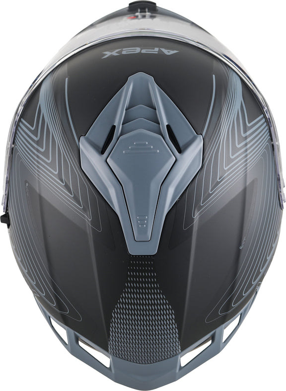 Apex FI200 Integraalhelm Madrid Grijs/Zwart