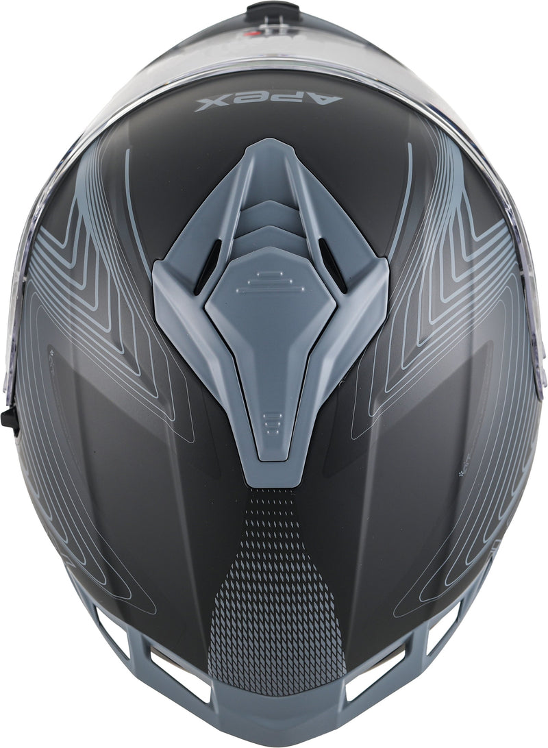 Apex FI200 Integraalhelm Madrid Grijs/Zwart