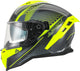 Apex FI200 Integraalhelm Madrid Grijs/Geel