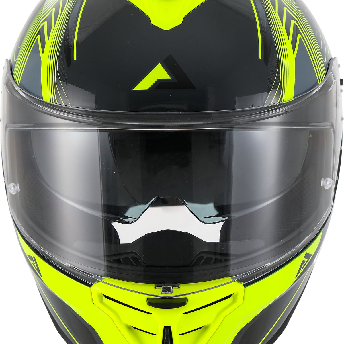 Apex FI200 Integraalhelm Madrid Grijs/Geel