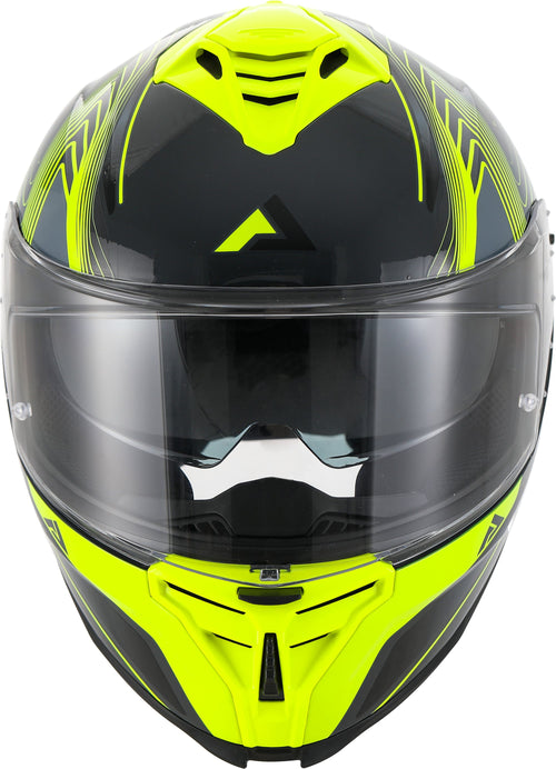 Apex FI200 Integraalhelm Madrid Grijs/Geel