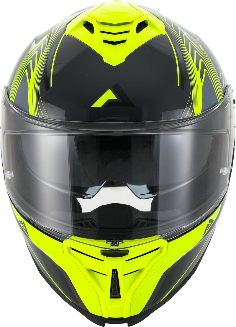 Apex FI200 Integraalhelm Madrid Grijs/Geel