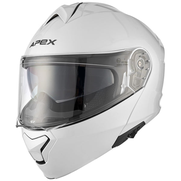 Apex MI100 Systeemhelm Parelmoer Wit