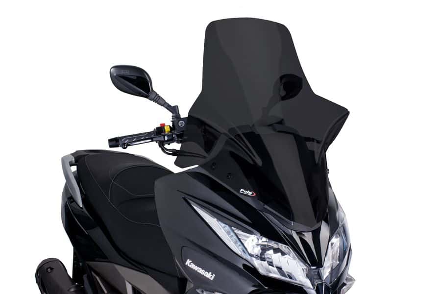 Puig Windscherm V-Tech. Touring Kawasaki J125/J300 (2014-2021) donker smoke