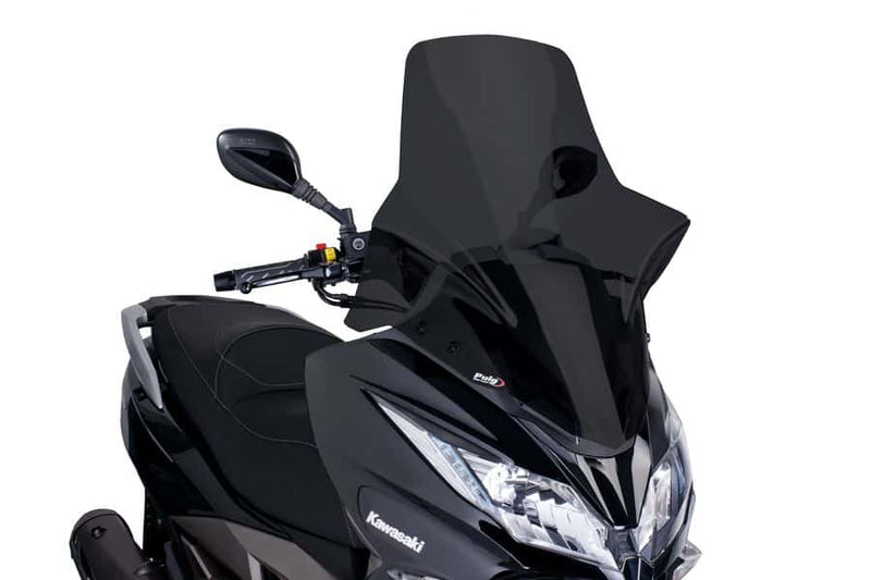 Puig Windscherm V-Tech. Touring Kawasaki J125/J300 (2014-2021) donker smoke