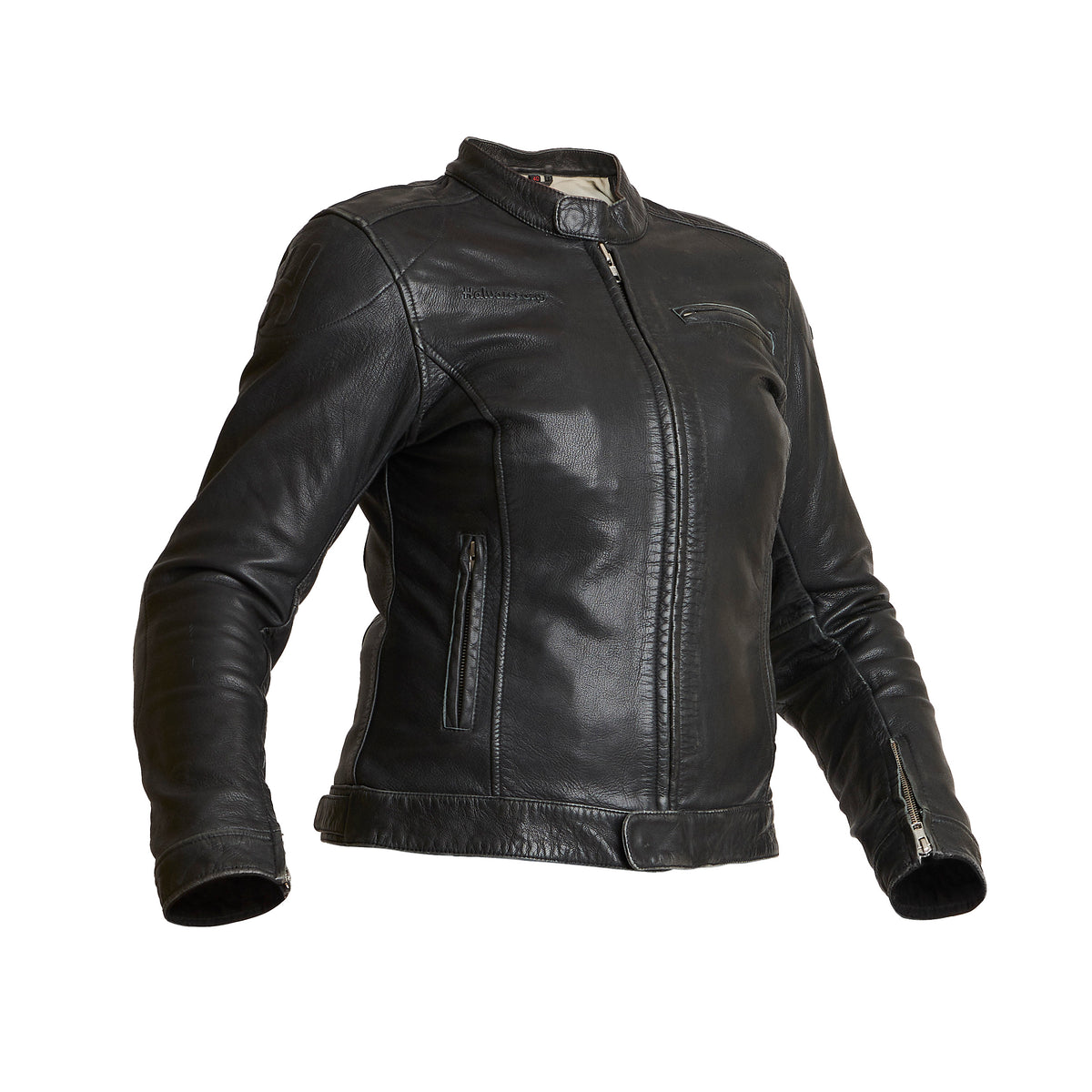 Halvarssons Orsa Dames Leren Motorjas Zwart