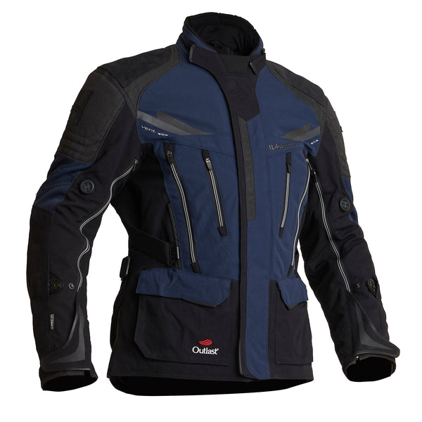 Halvarssons Mora Motorradjacke Schwarz/Blau