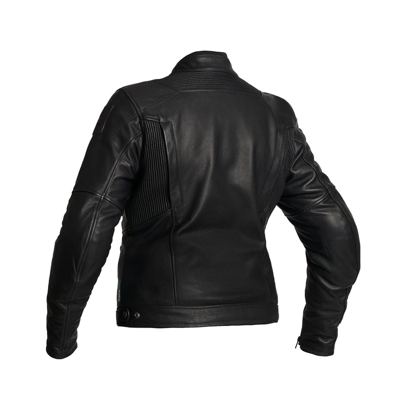 Halvarssons Vitsand Dames Leren Motorjas Zwart