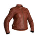 Halvarssons Nyvall Dames Leren Motorjas Cognac
