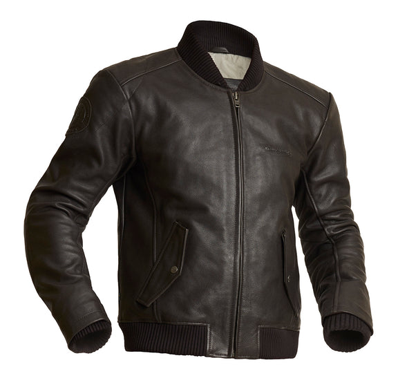 Halvarssons Torsby Leren Motorjas Bruin