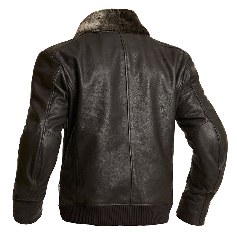 Halvarssons Torsby Leren Motorjas Bruin