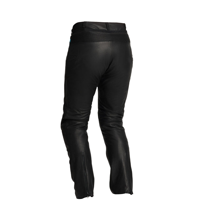 Halvarssons Velen Dames Leren Motorbroek Zwart
