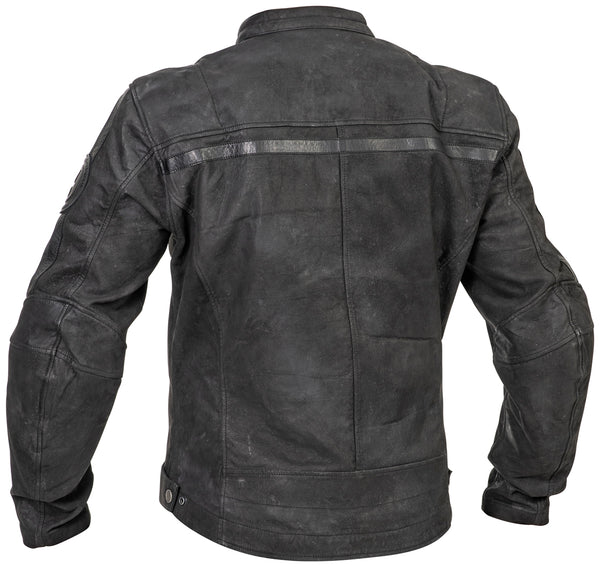Halvarssons Sandtorp Leder Motorradjacke Schwarz