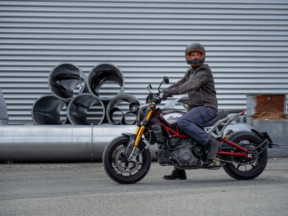 Halvarssons Sandtorp Leren Motorjas Bruin
