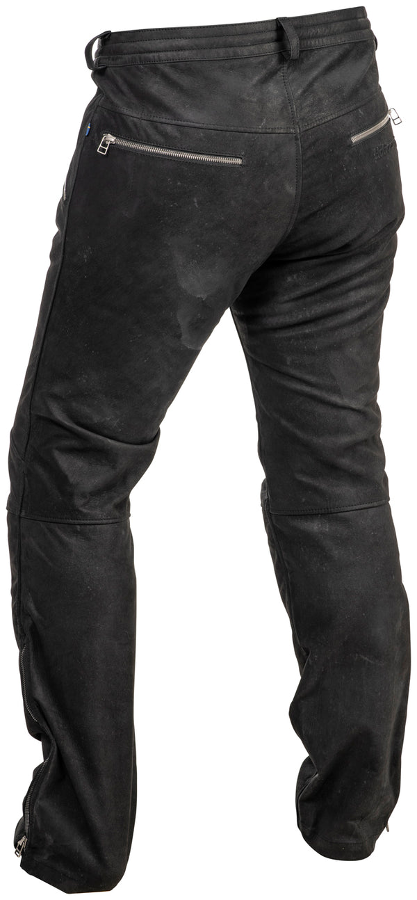 Halvarssons Sandtorp Leather Motorcycle Trousers Black